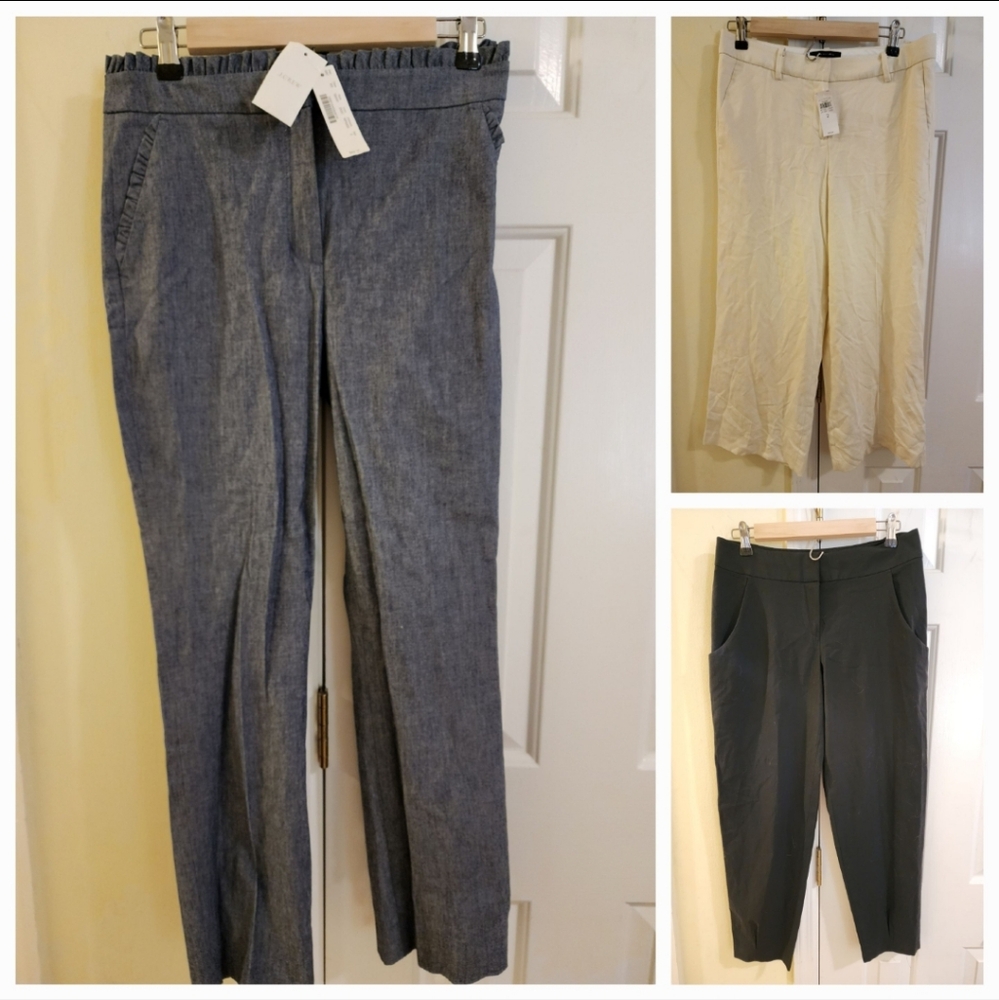 Bundle Lot Of Ann Taylor And J Crew Dress Pants Size 2